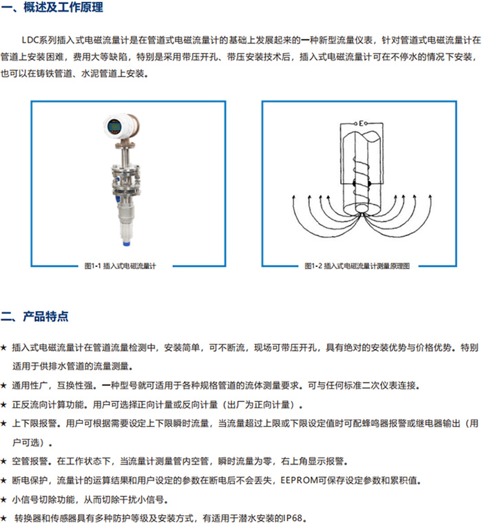 LDC插入式電磁流量計(jì)